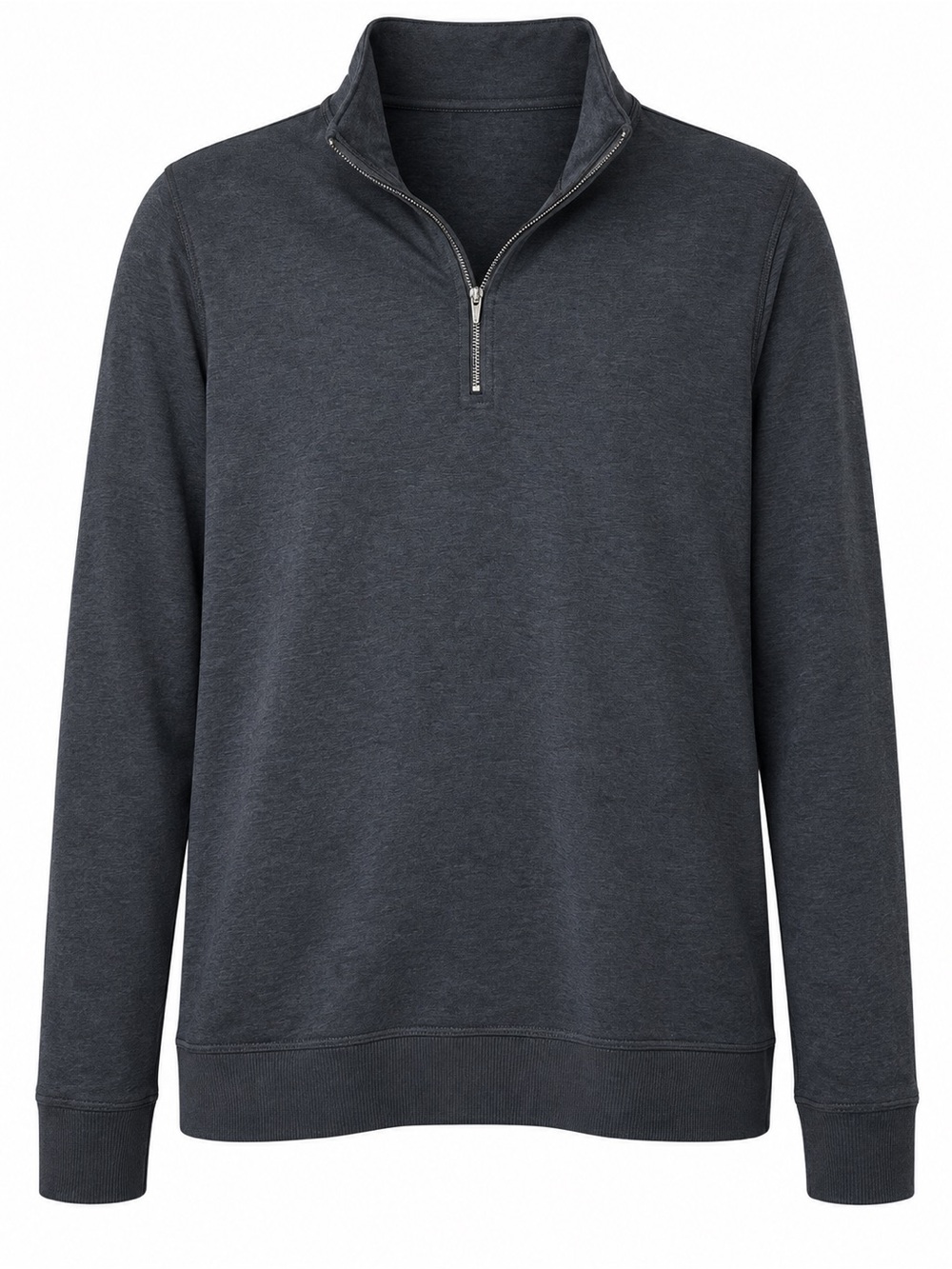 Vuori Mens Coronado Half Zip Pullover Midnight Heather Blue Large V253